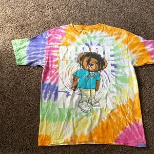 Travis Scott sicko mode bear tie-dye
